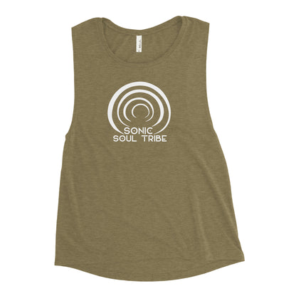 SST Ladies’ Tank - (White Text)